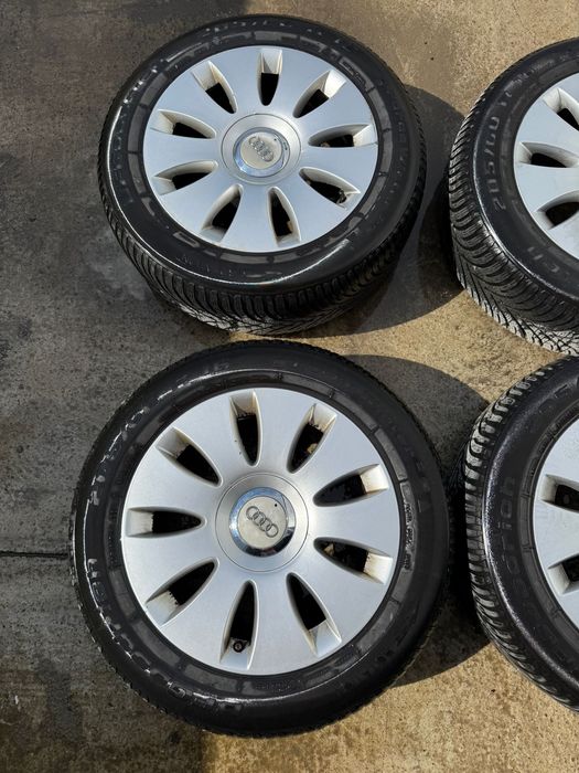 Jante cu anvelope 16 iarna audi a4 b7 a6 c6 4f