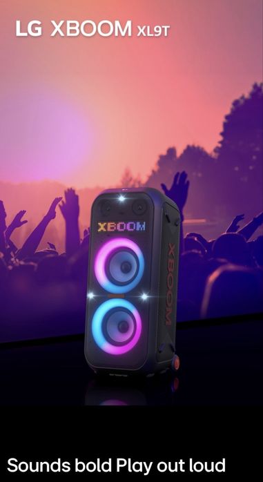 LG XBOOM XL9T — 1000W + LED подсветка