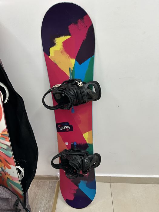 Placa de Snowboard Burton Genie + legaturi Burton  Lexa EST
