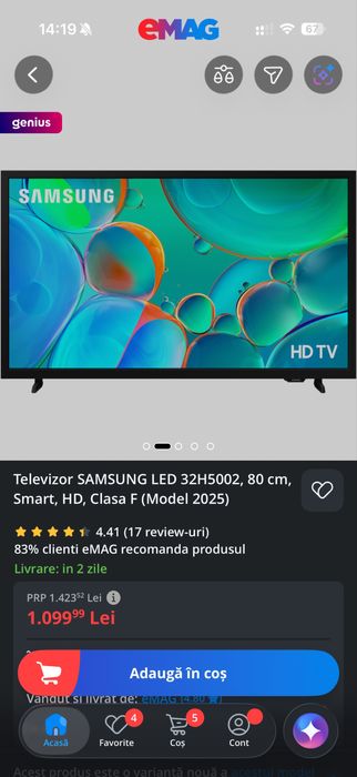 Samsung Smart Tv Nou