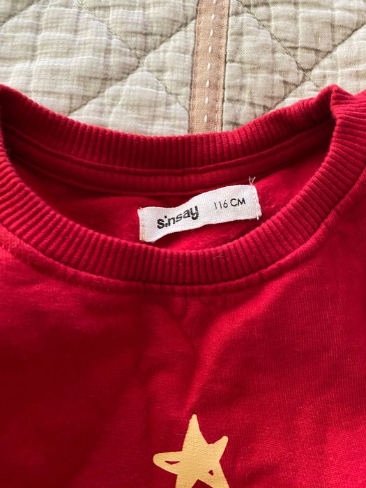 Детско зимно яке H&M, размер 116, 5-6г+подарък суичър, 2 коледни блузи