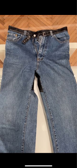 Яке и панталон от естествена кожа (S/M) + Бонус два панталона и колан