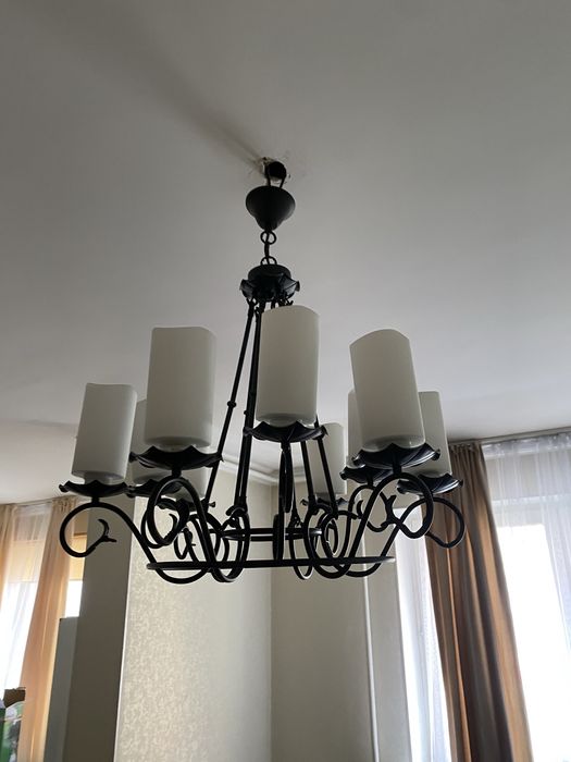 Люстры металлические h80 d70