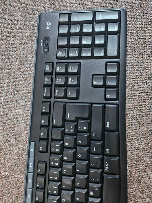 Tastatura Mouse German layout Kit Logitech Wireless Desktop MK270, USB 2.0