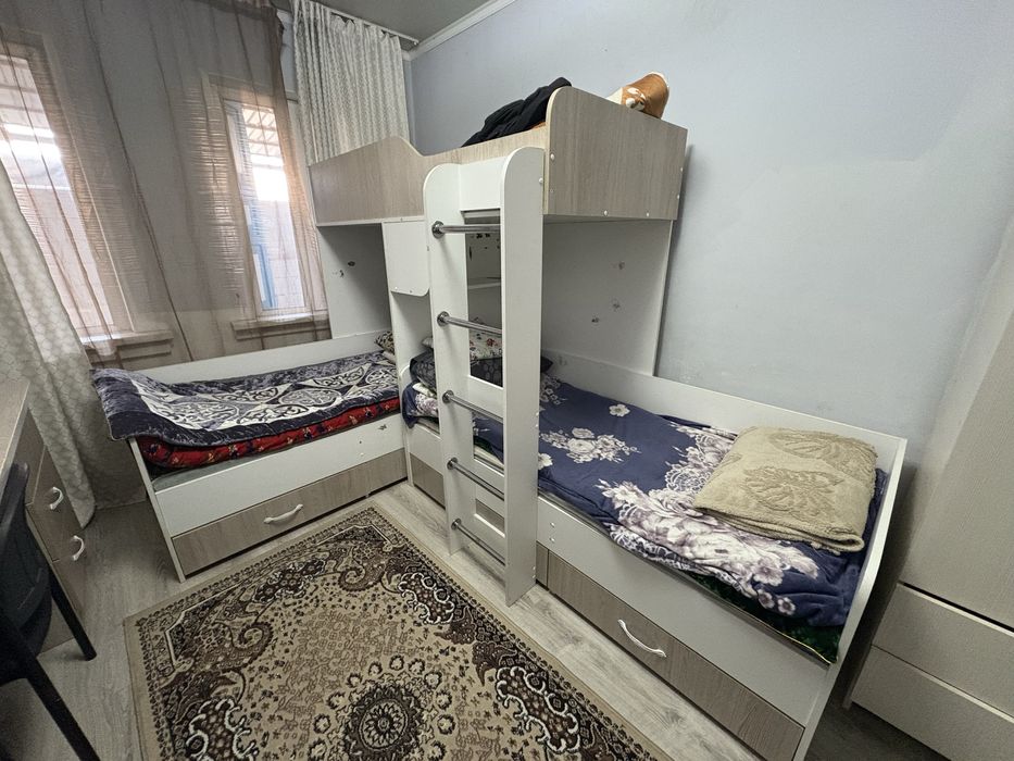 Соединенные детские кровати