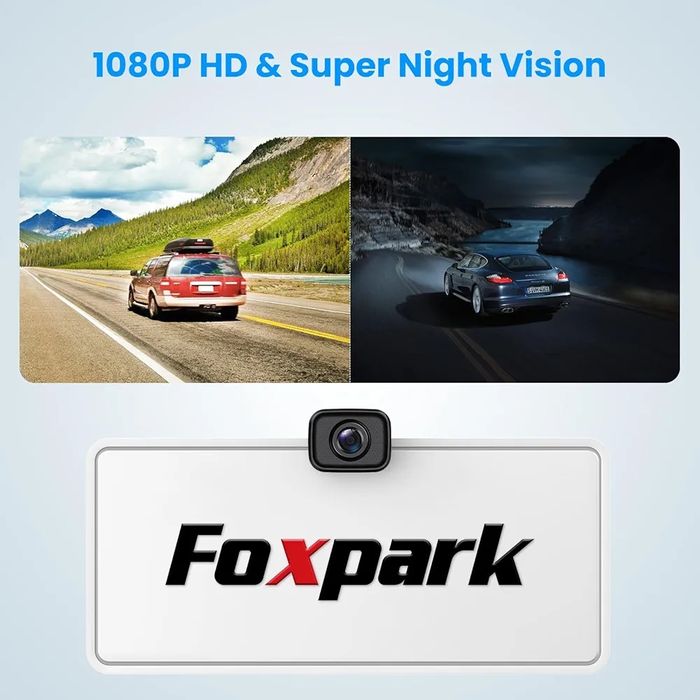 Промо!Безжична камера за задно виждане с монитор 4.8" HD 1080P нощно виждане