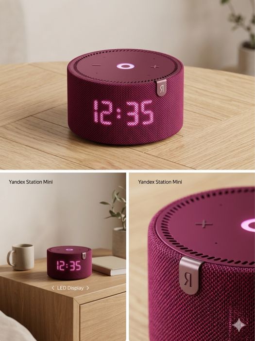 Новая колонка Алиса Мини2 с часами