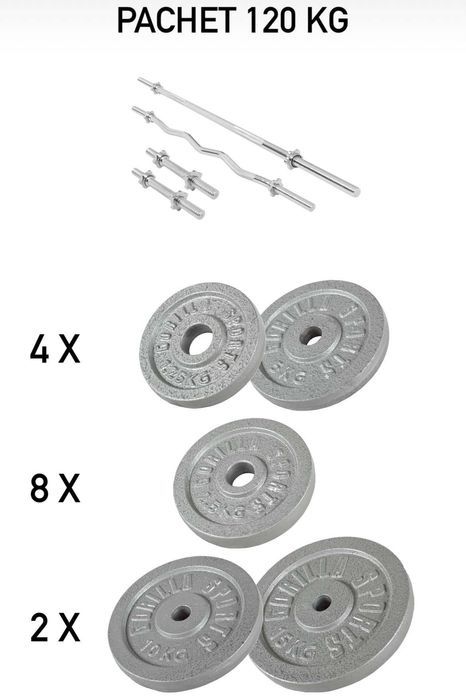Set complet fier 120 kg