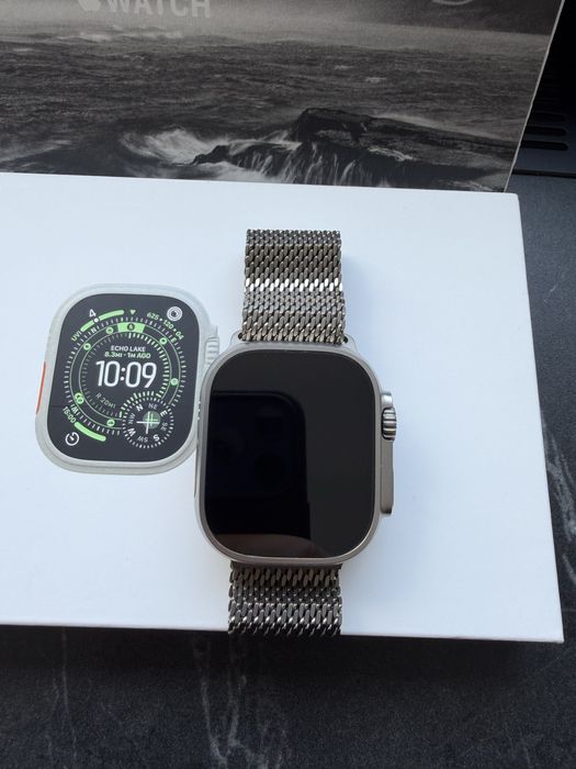 Apple Watch Ultra 3 Natural Titanium + Natural Titanium Milanese Loop GPS+Cellular 49mm