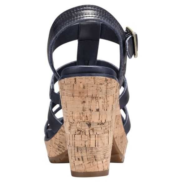 TIMBERLAND № 37 & 39 – Дамски тъмносини сандали ест. кожа нови с кутия