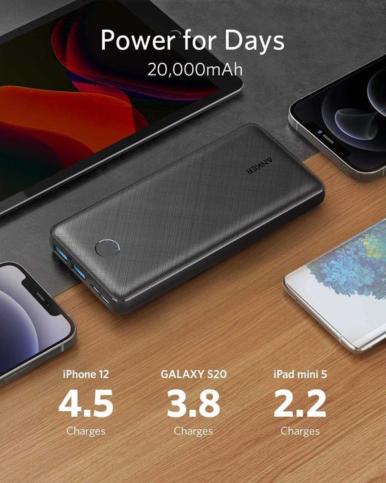 Anker PowerCore Essential 20000 батерия power bank
