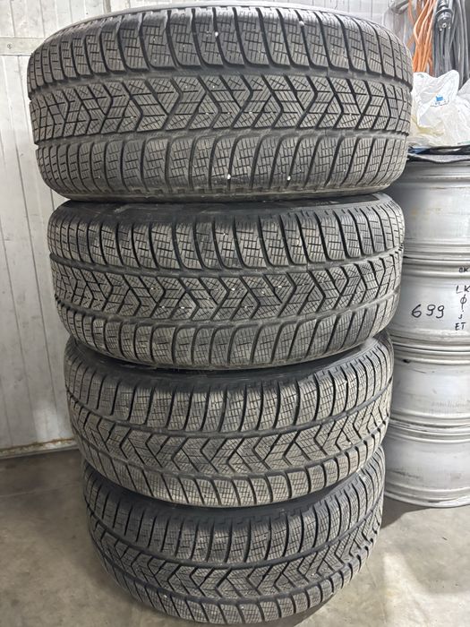 4бр оригинални 19ки Бмв Х5 Х6 2016г  с зимни гуми Пирели 255/50