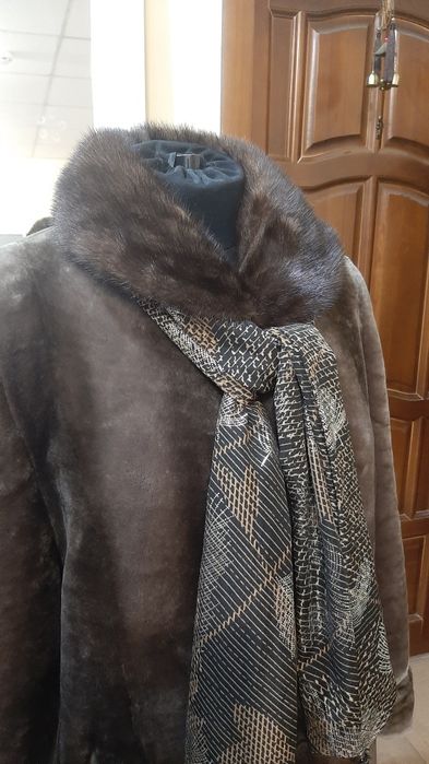 Шуба 54разм, новая мутон.