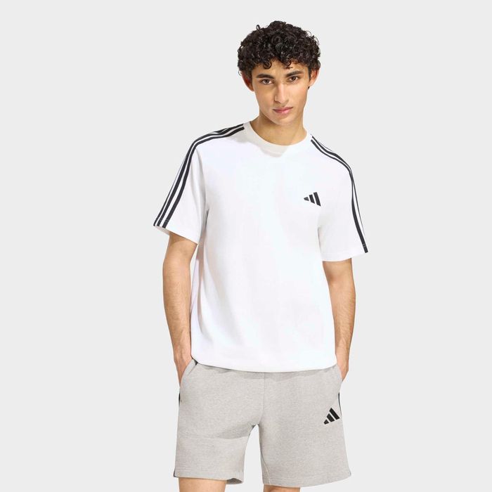 Tricou de fitness bumbac, Alb, Bărbați - produs resigilat Decathlon