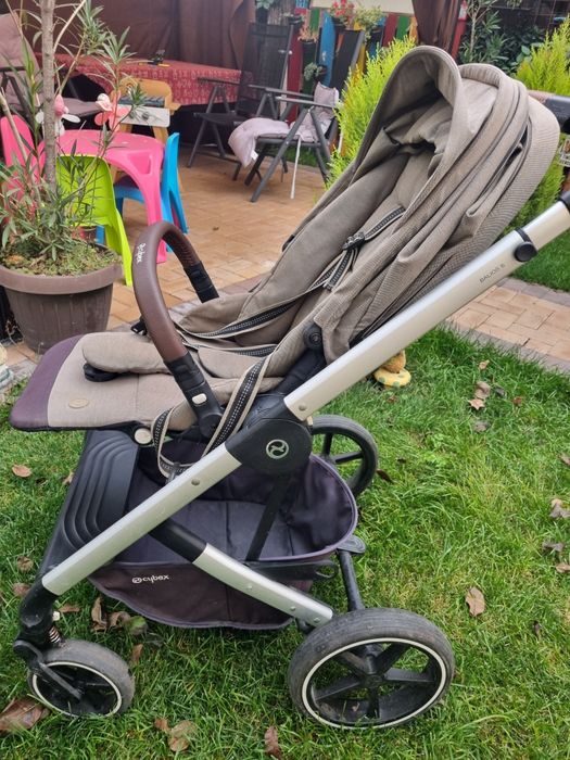 Cărucior Cybex Balios S Lux 2 în 1, Classic Beige, cadru Black
