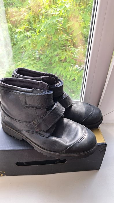 Ботинки кожанные Clarks