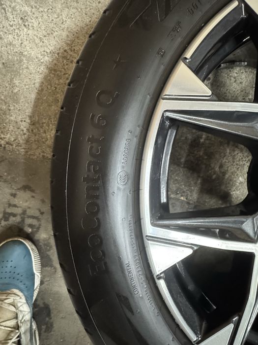 Jante 19 Bmw X3 G45 G01 X4 G02 style M1035 Continental 245.50.19