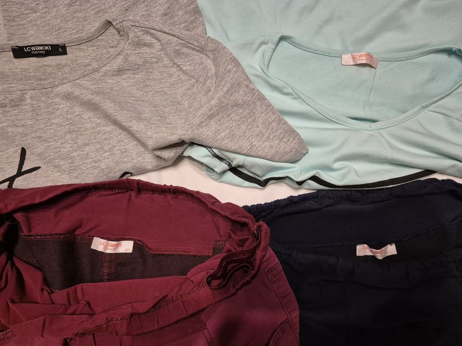 Pantalon si tricou LC Waikiki 2 seturi haine gravida pret 100 RON