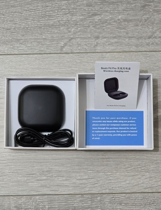 Husă încărcare fără fir leChivée pentru Beats Fit Pro – baterie 700mA