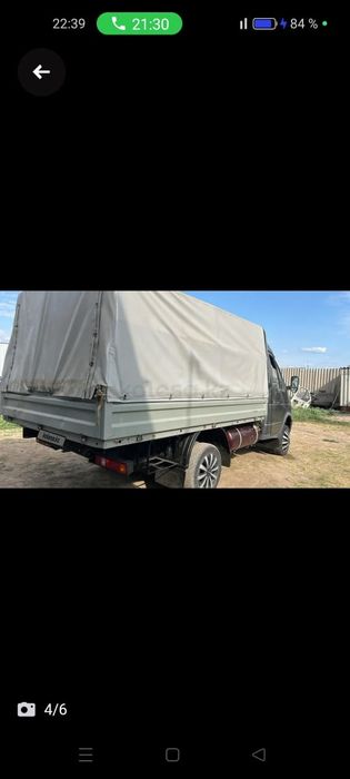 Газель бортами тент