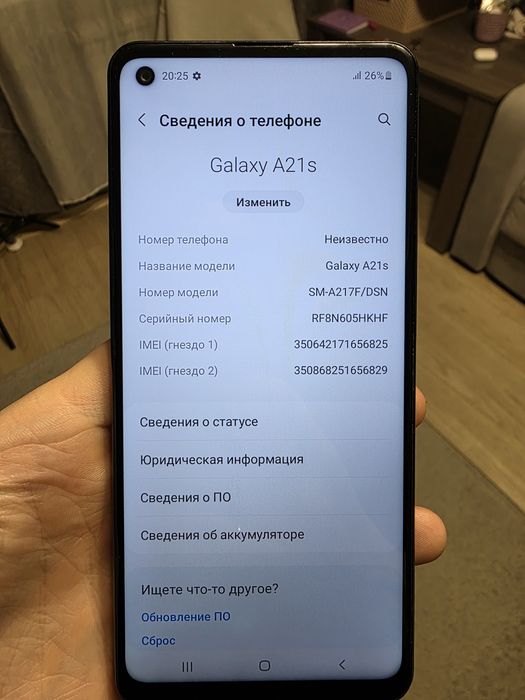 Телефон SAMSUNG A21s 64g/3g