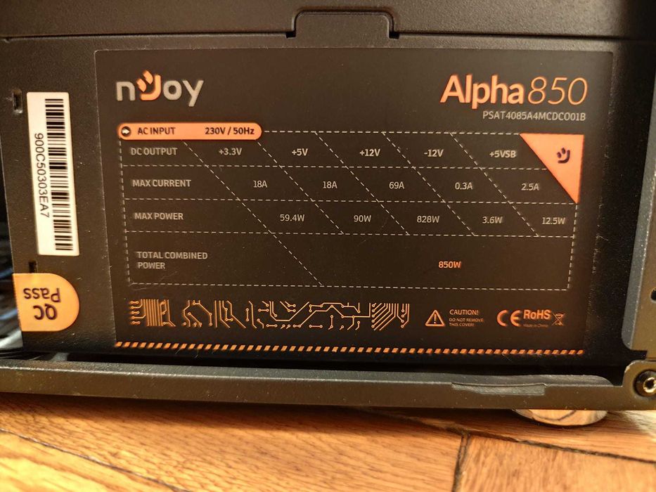 Sursa PC 850w Njoy Alpha