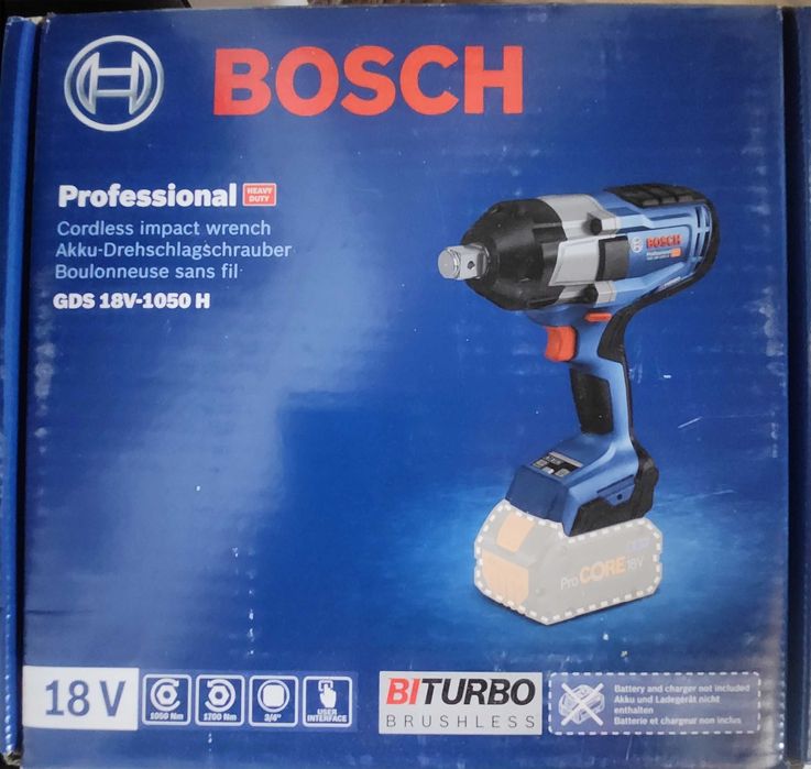 Bosch pistol de roti cu impact pt camioane GDS 18V1050H