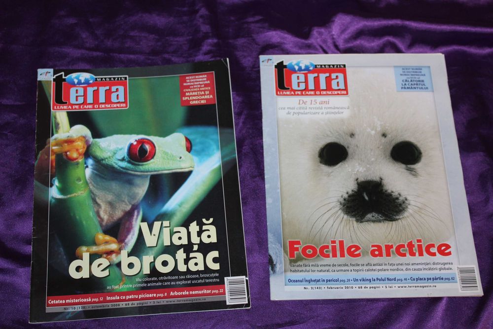 lot reviste Pipo Doxi Atlas Terra Magazin National Geographic kids stiinta istorie geografie biologie calatorii cultura jocuri activitati