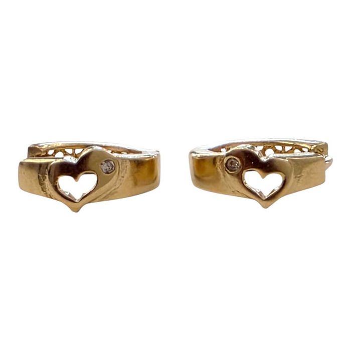 (AG35) Cercei aur 14K 2.34 GR   B35922 - Garantie 2 ani !