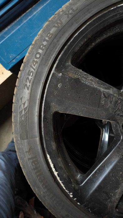 Jante Negre 18" VW Audi Skoda Seat + anvelope 225/40/r18