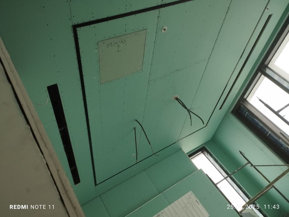 Gipsakarton patalok / pol laminan tarkek / Nalivnoy . Toshkent boylap