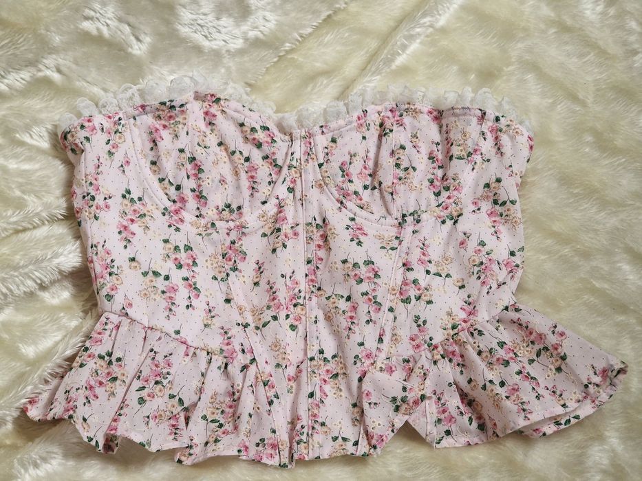 Новый корсет розовый