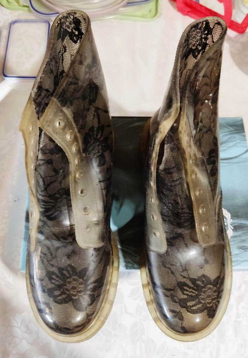 Ботинки резиновые женские, 40 размер