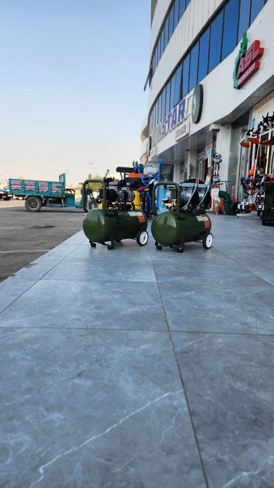 Kompressor. Hovo  2 silindirli 50L bez shum