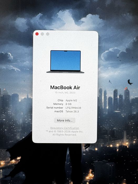 MacBook Air 15" M2 (8/256 GB)