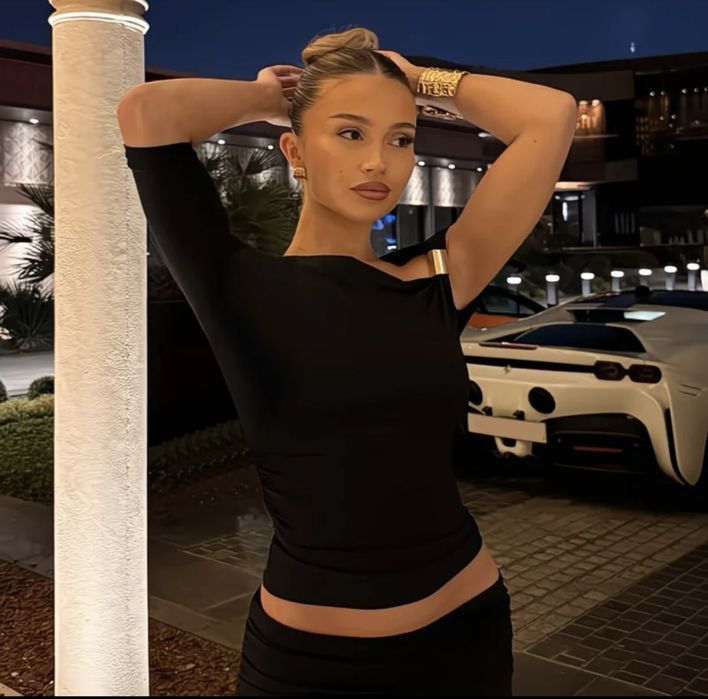 Черная кофта/ топ