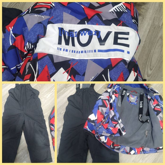 Продам зимний комбинезон 98