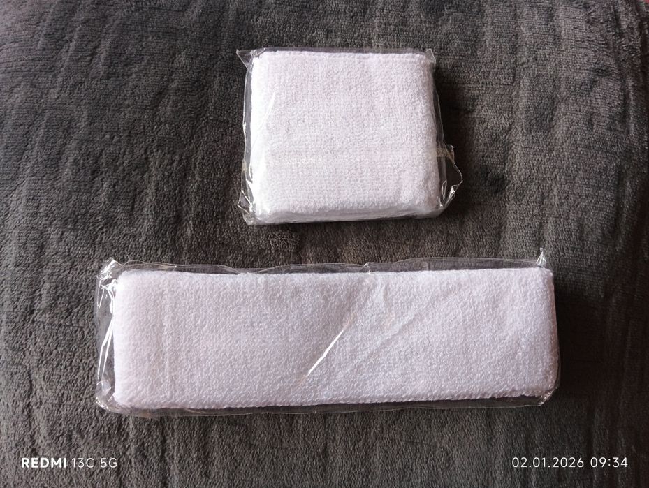 Лента за глава и ластична лента за китка Диадора