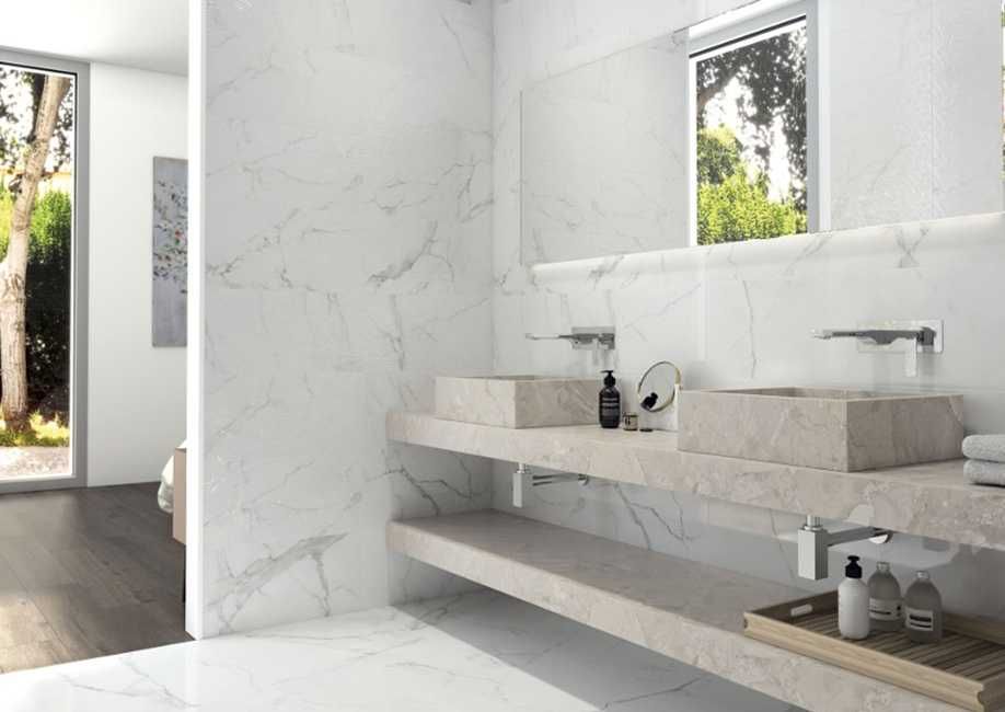 Gresie rectificata Anima White Mate 60×120