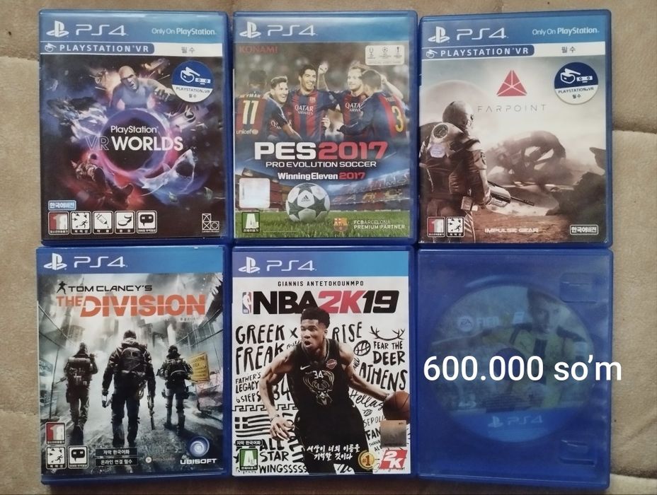 Ps3 ps4 ps5 uchun disklar