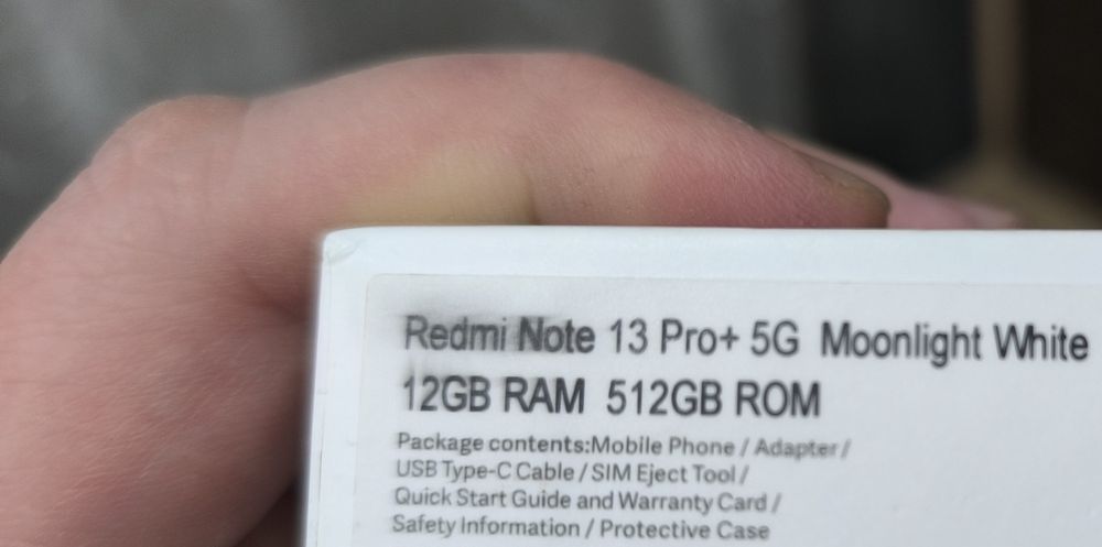 Redmi Note 13 pro+5G 12/512 в идеальном состояние