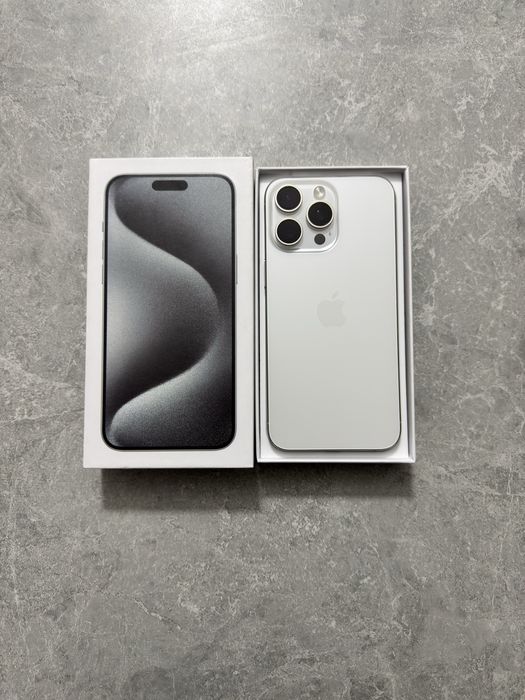 iPhone 15 Pro Max 256GB White Titanium