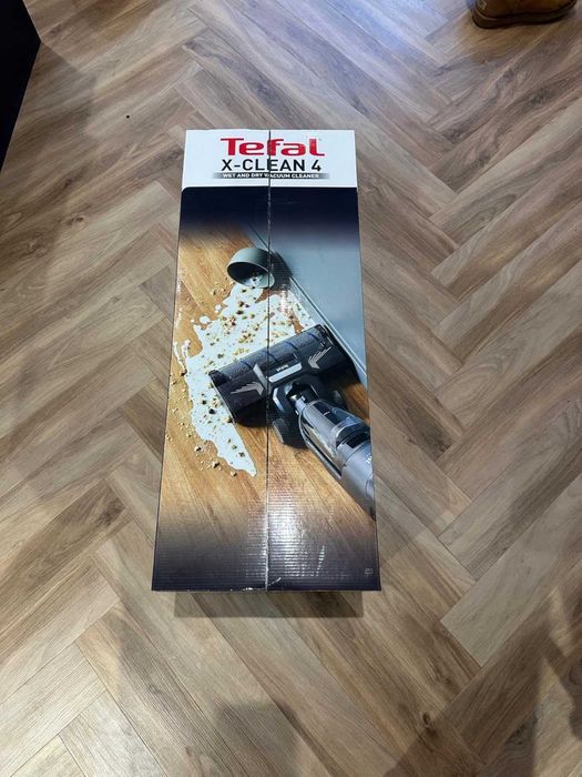 Tefal X-CLEAN 4 Безжична прахосмукачка за мокро и сухо почистване,сива