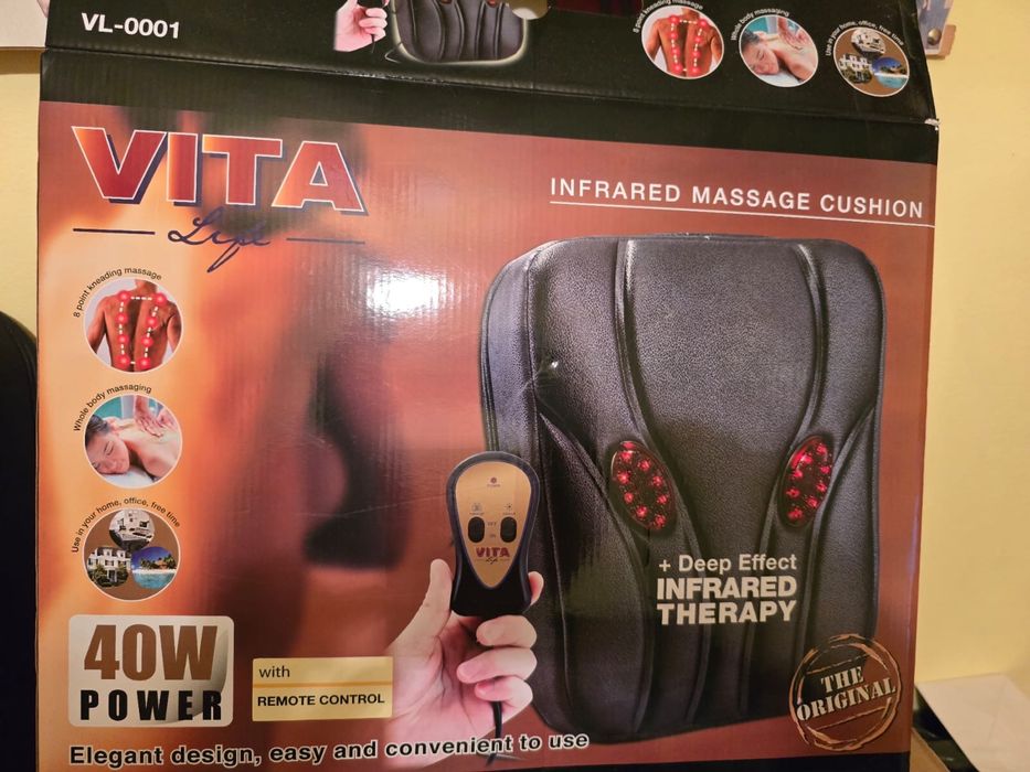 Perna masaj pentru spate cu infrarosu