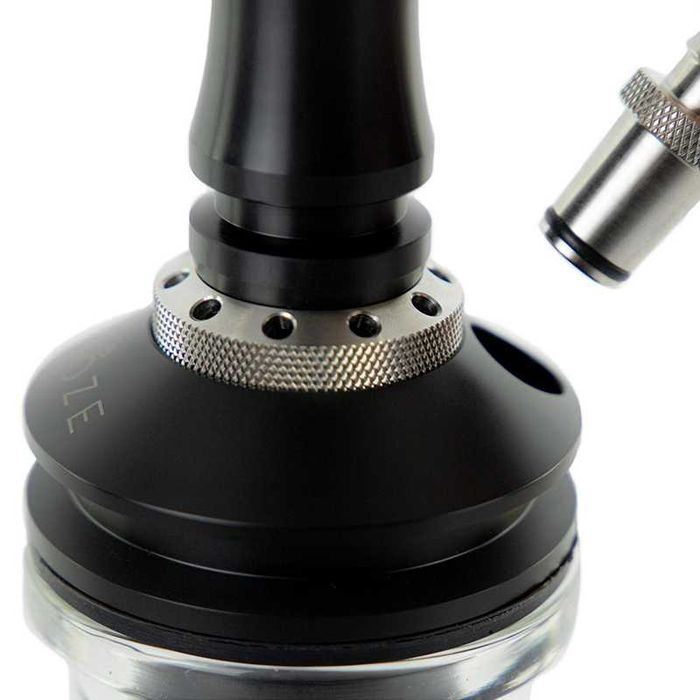 Narghilea Moze Breeze Two, Diverse nuante, Vas Transparent