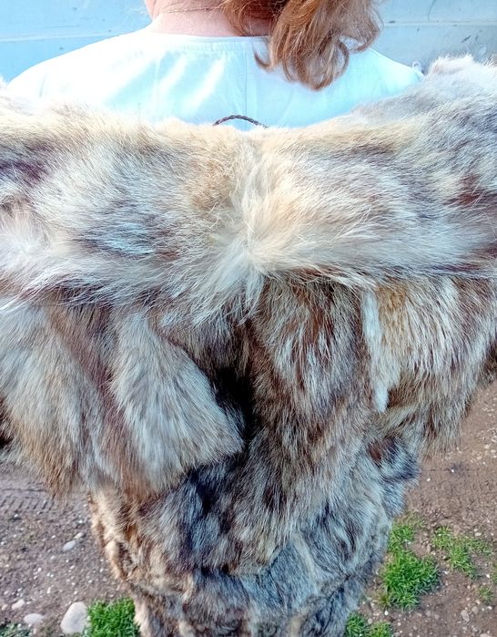 Geaca de blana de vulpe