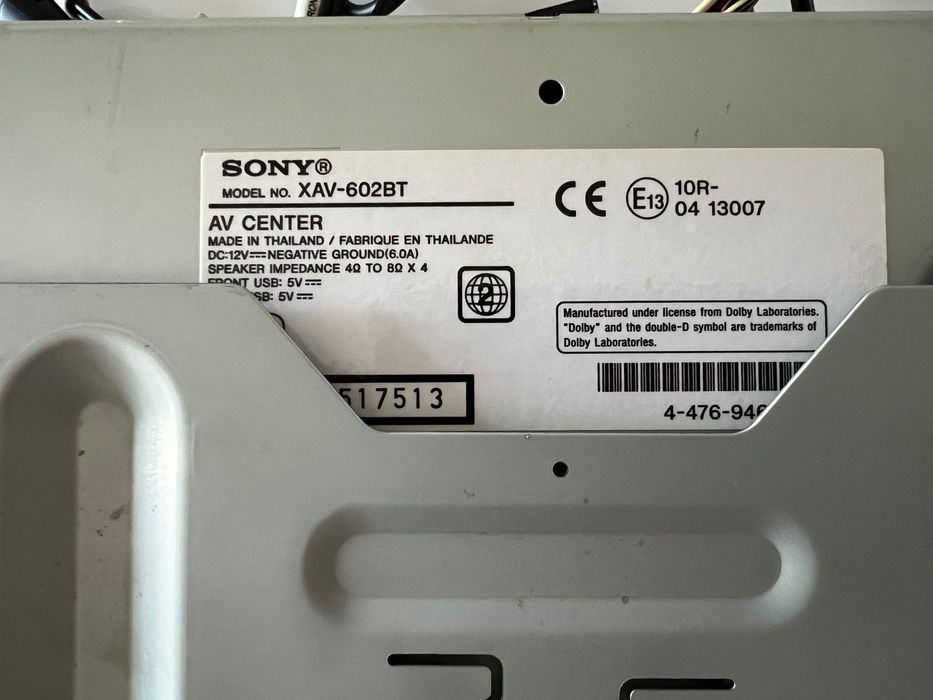Sony XAV-602BT 2DIN мултимедия –  6.1” тъчскрий