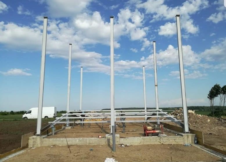 Vand hala metalica 8mx20mx4m