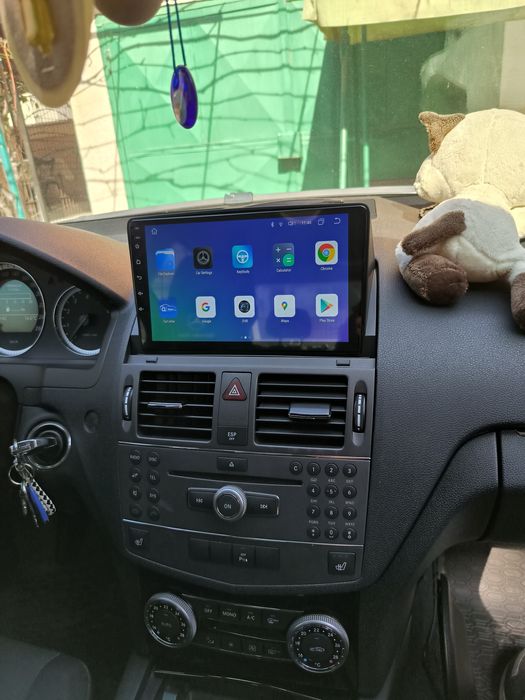 Navigatie Android Mercedes C Class W204 c200 Waze YouTube GPS