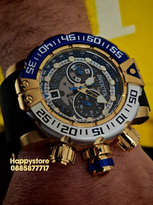 INVICTA Foxhound gold 57 mm, Инвикта нов ръчен часовник
